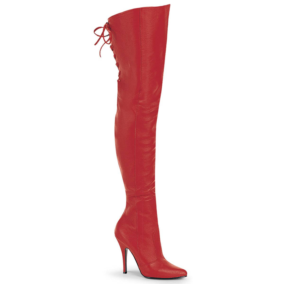 Red Leather 14 Pleaser M52568