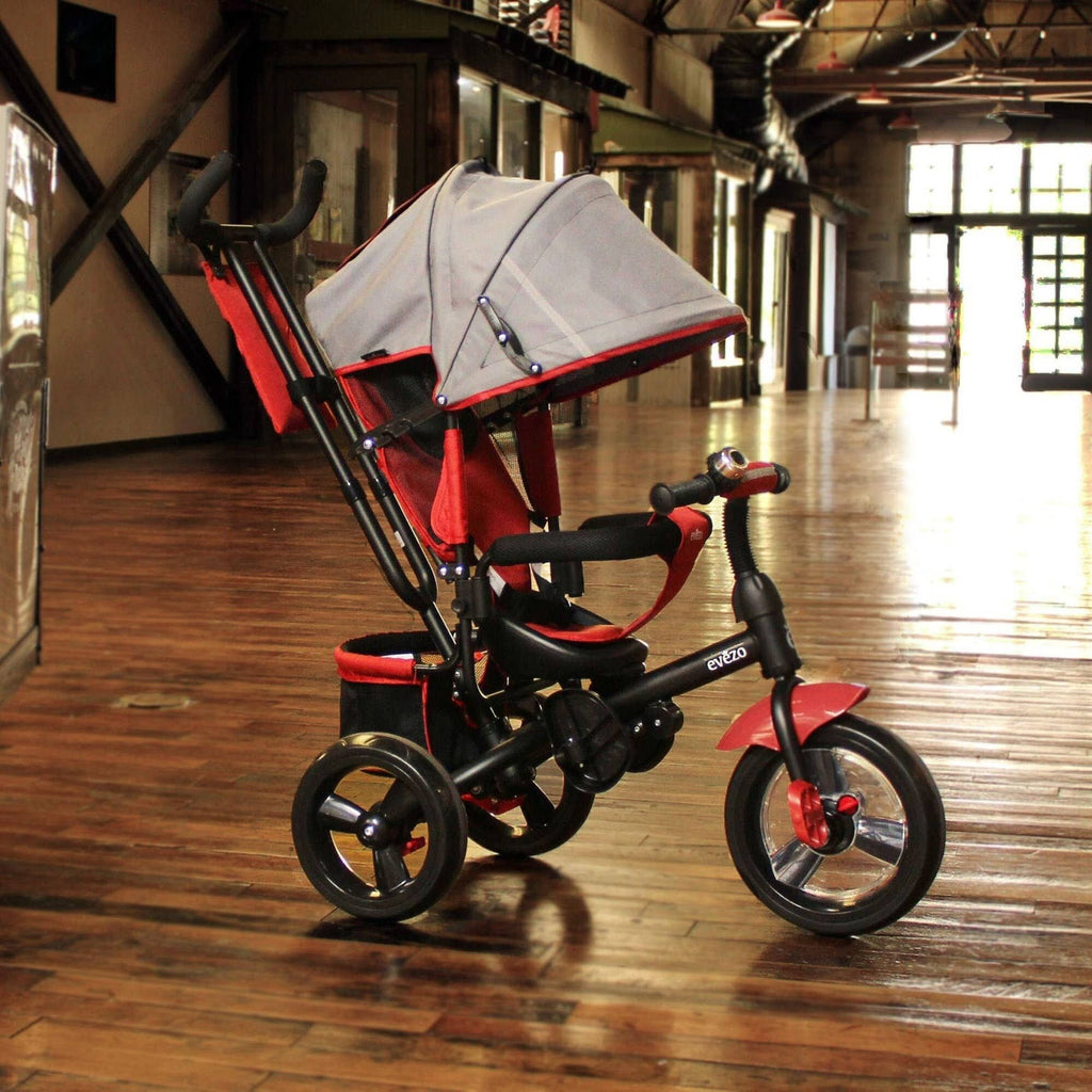 4-in-1 Stroller Trike with Full Canopy (Pink) O752467