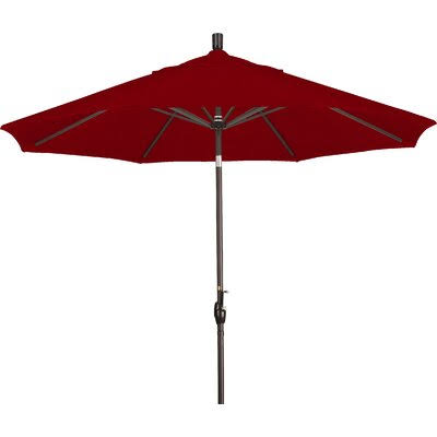 Market Umbrella Fabric Color: Terracotta, Frame Color: Bronze H14258
