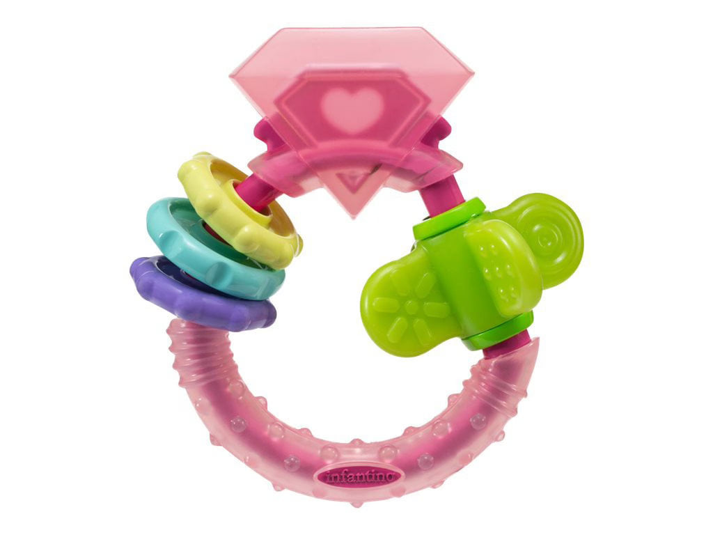 Sparkle Chew and Play Ring Teether H11138