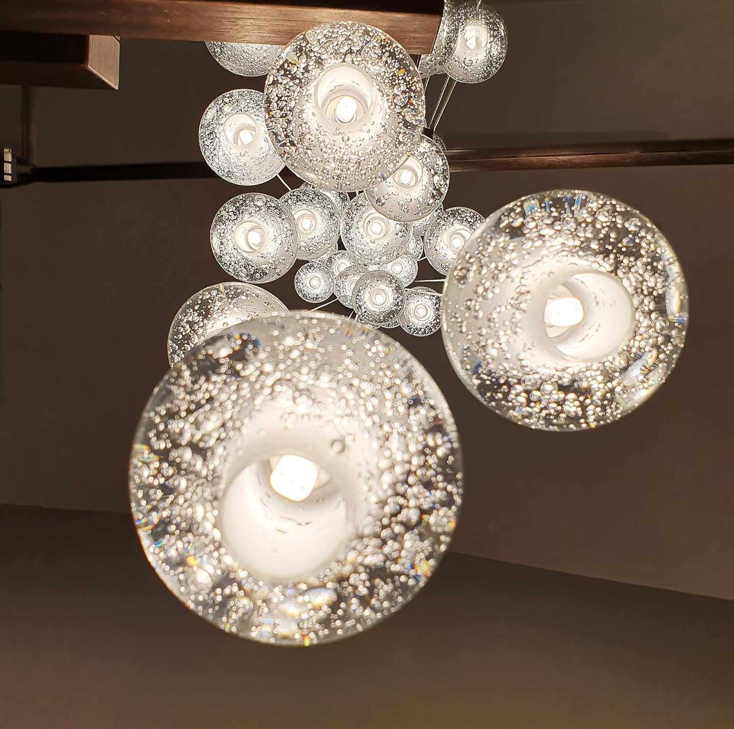 14-Lights Crystal Chandelier Flush Mount Z1268