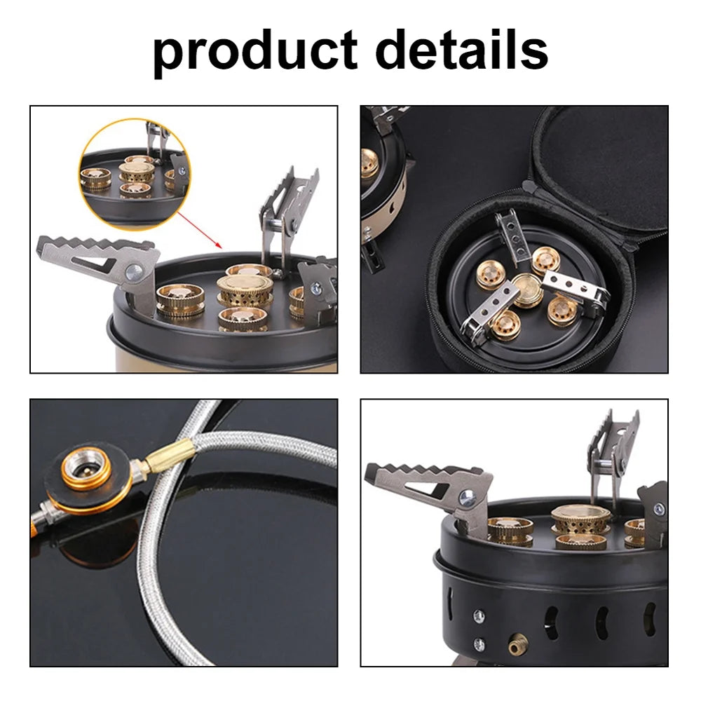 Portable Outdoor Camping Stove, Foldable Gas Cooker A5022