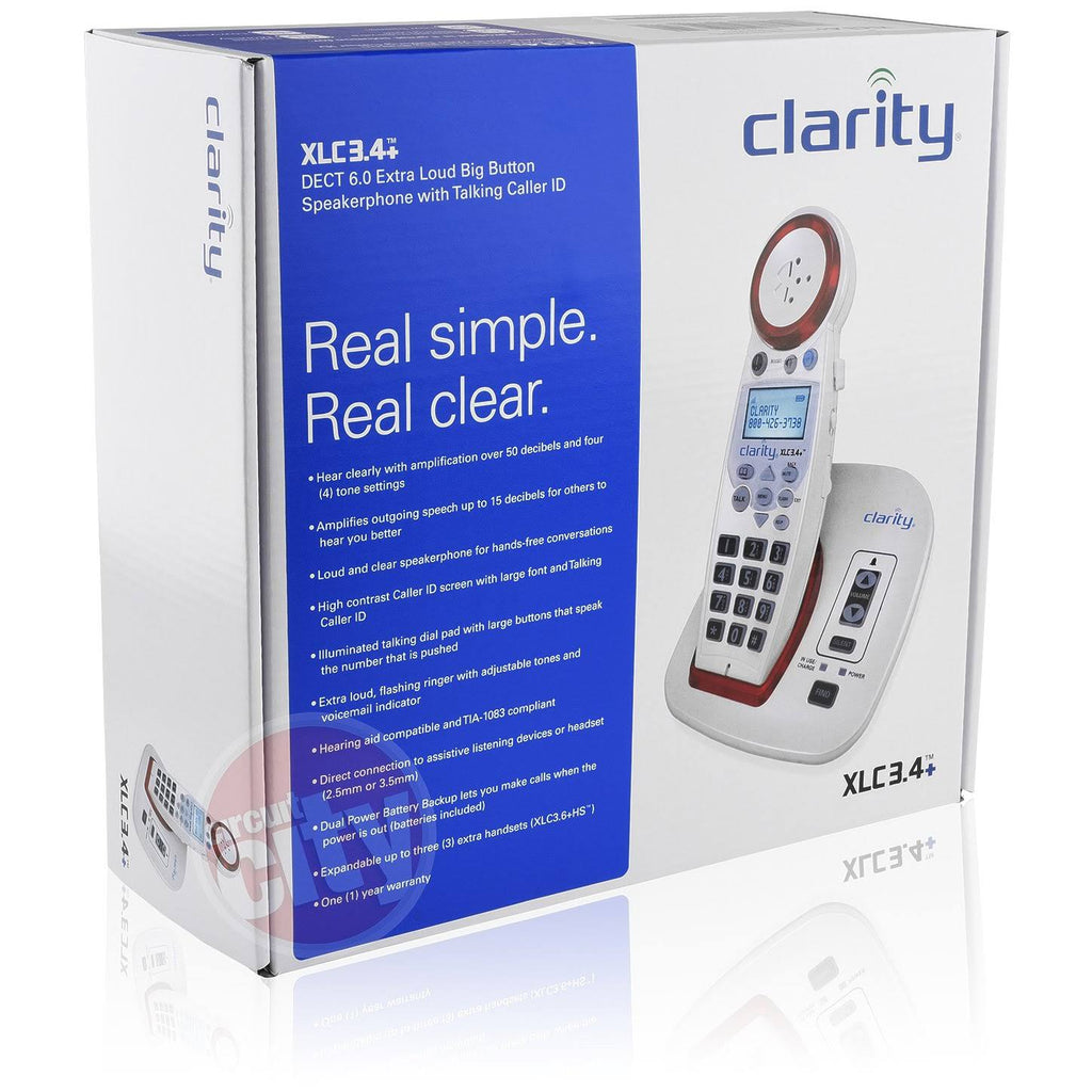 Ampified Cordless Phone with Microfiber Cleaning Cloth Y3471