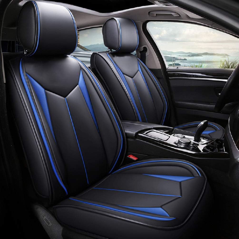 Brown 5 Seats Universal fit Leather Seat Cover Set Z1922