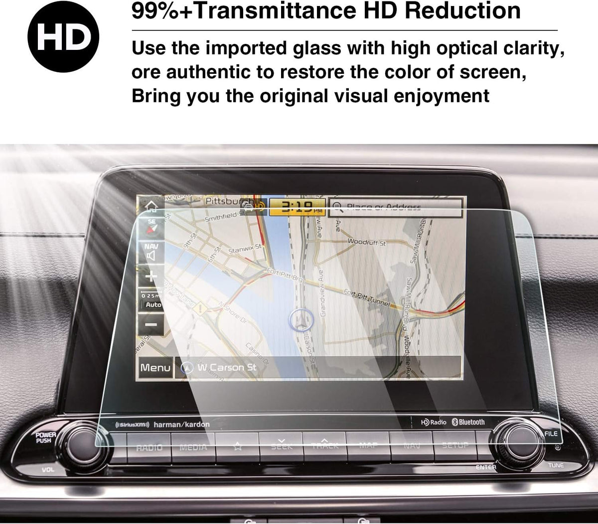 Touch Screen Protector for Kia Forte (8-inch) Y94810