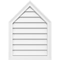 Peaked Top Surface Mount PVC Gable Vent K8617