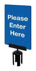 Blue Acrylic Sign D13840