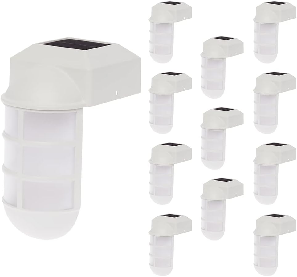8 Pack Solar Post Cap Lights for 4x4 Wood Posts C837125