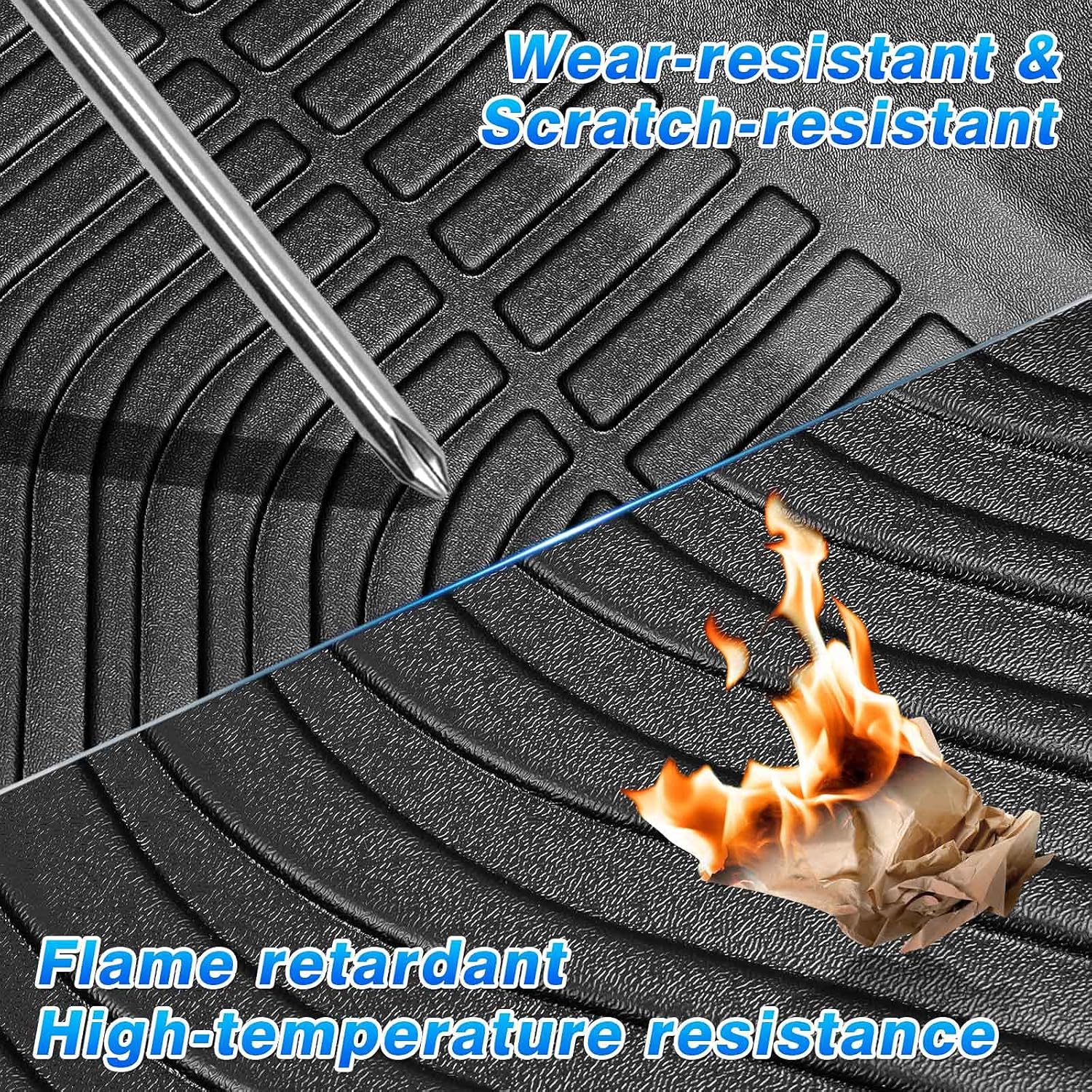 All Weather Floor Liners for Ford Explorer 7 Seats TPE Y48497