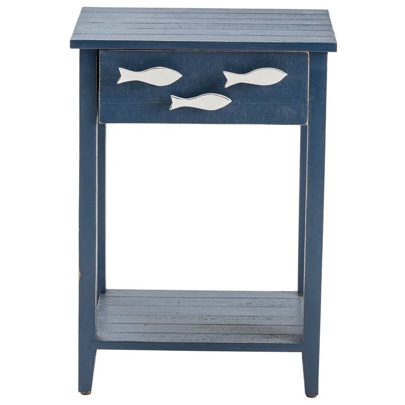 Navy 1 Drawer Accent Table M908612