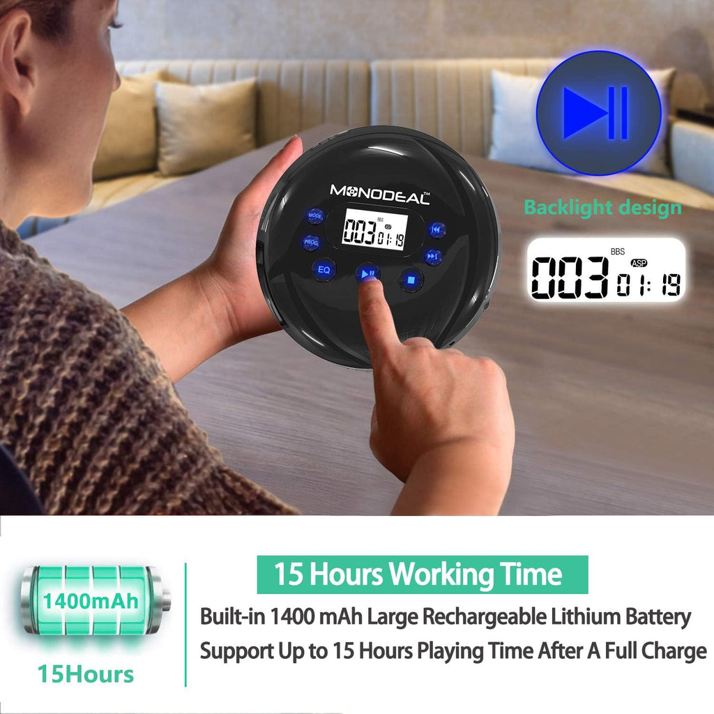 Portable CD Player with Headphones F335
