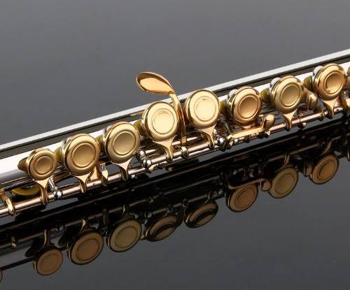 Closed Hole C Flute with Case, Tuning Rod and Cloth, Joint Grease and Gloves L6032