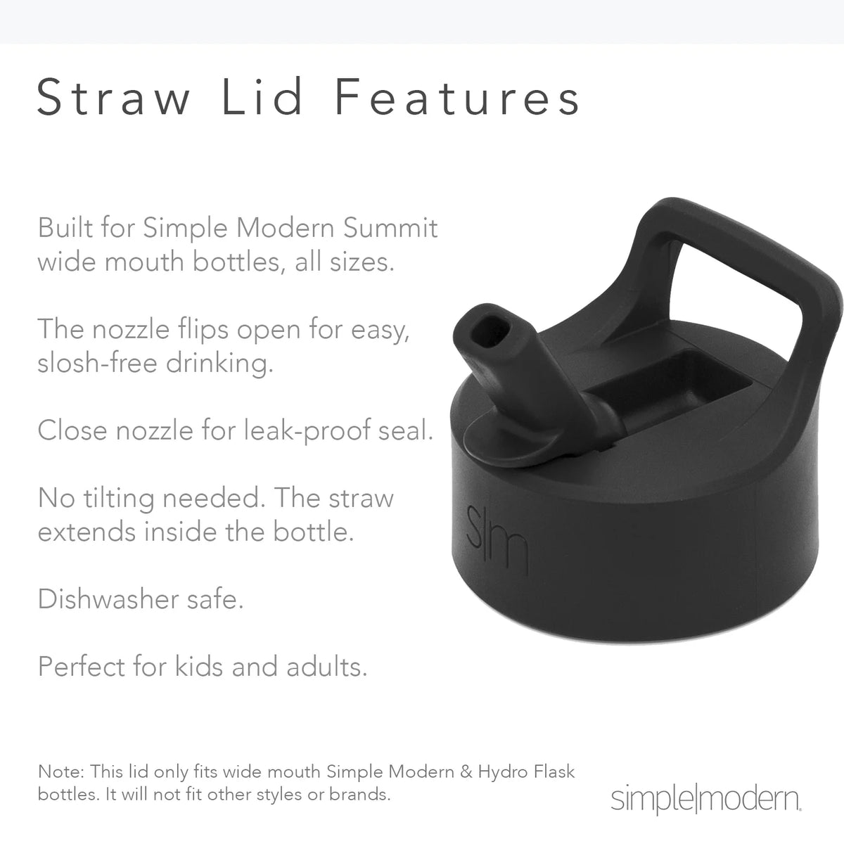 12oz Summit Kids Tritan Water Bottle with Straw Lid V426