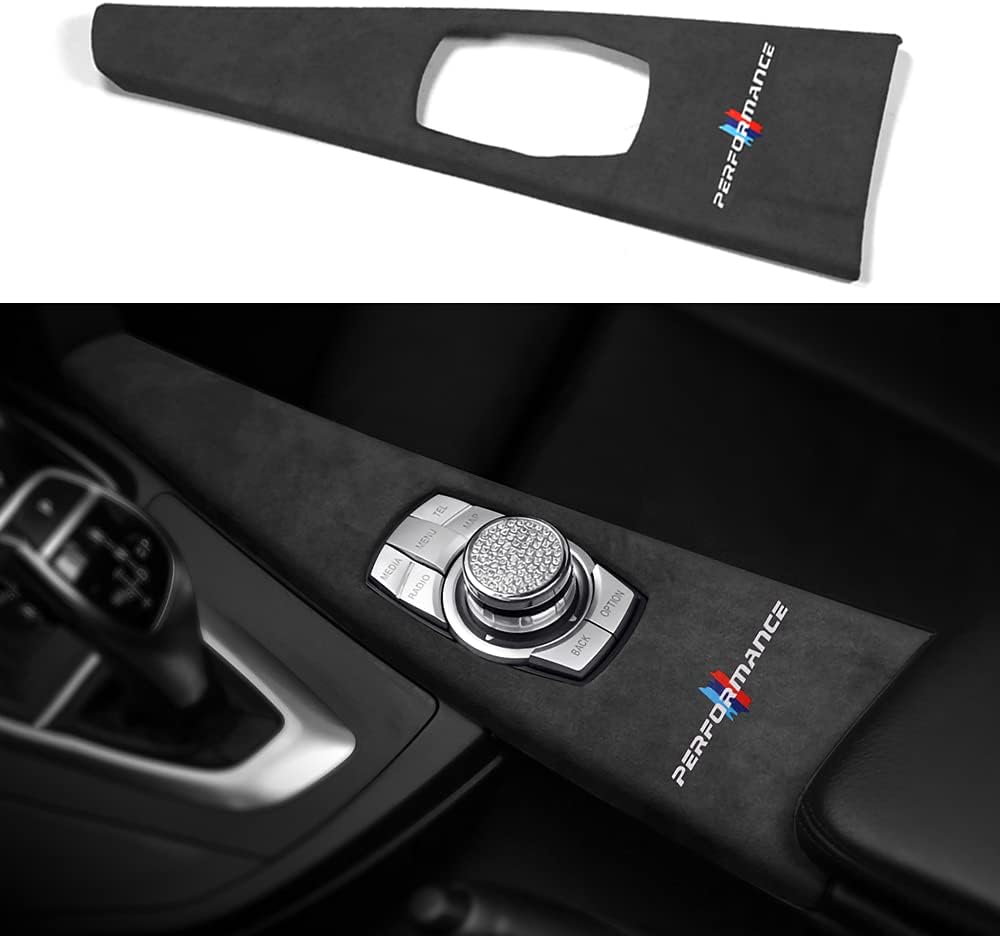 Multimedia Buttons Panel Cover Trim Sticker Kit Interior Accessories Pack of 2 A144406