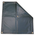 Green Flame Retardant Vinyl Laminated Tarp 18 oz. A273959