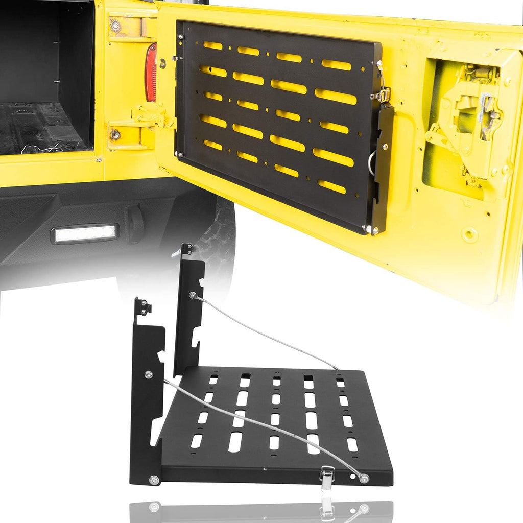 Foldable Tailgate Table Cargo Shelf for Jeep Wrangler TJ 1997-2006 O825