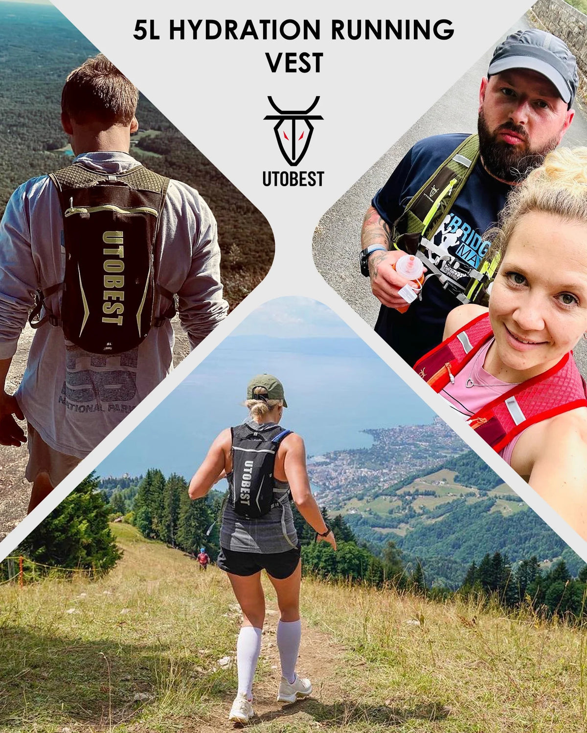Running Backpacks Hydration Pack Running Vest 5L M7320