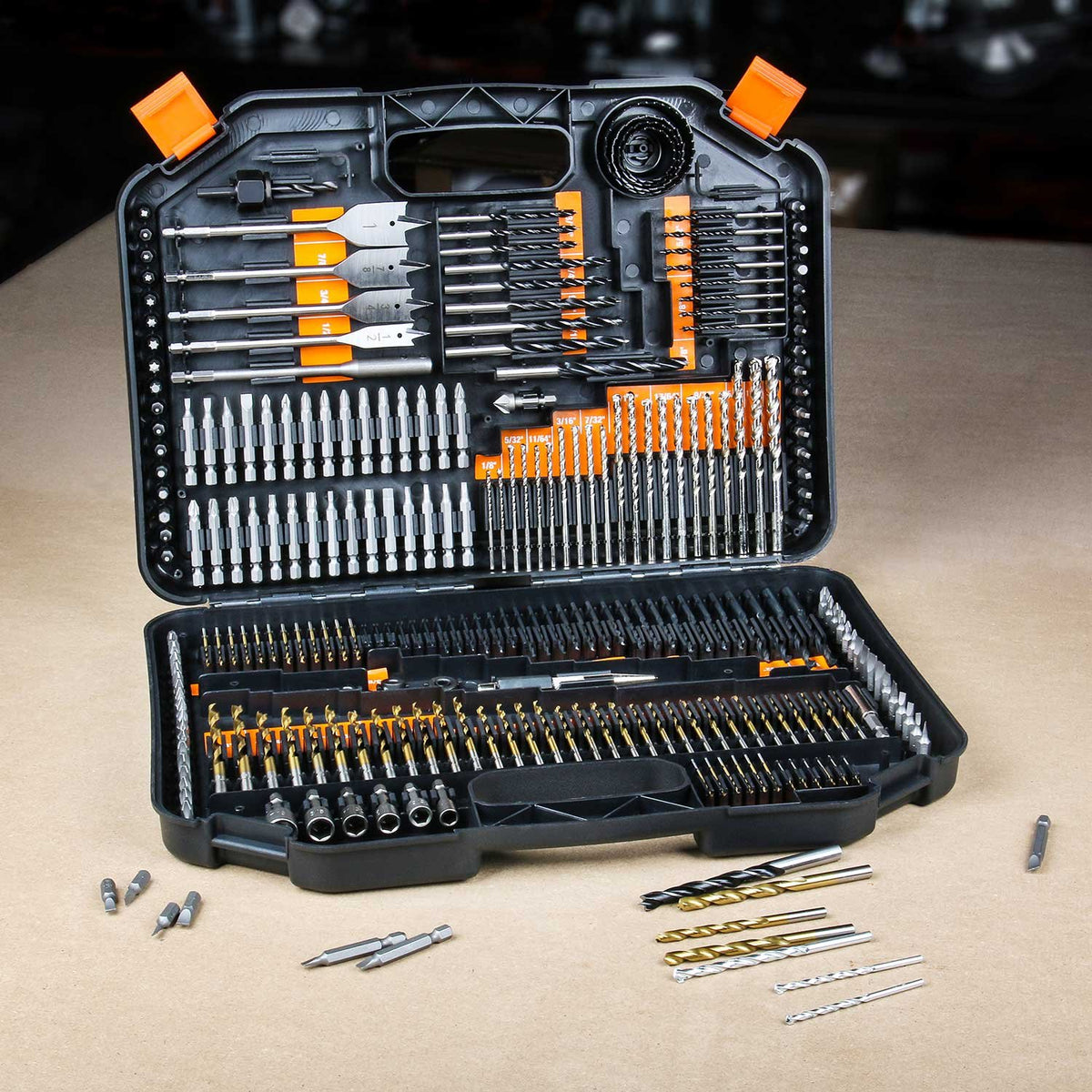 246-Piece Drill Bit and Driver Set with Plastic Carrying Case O785