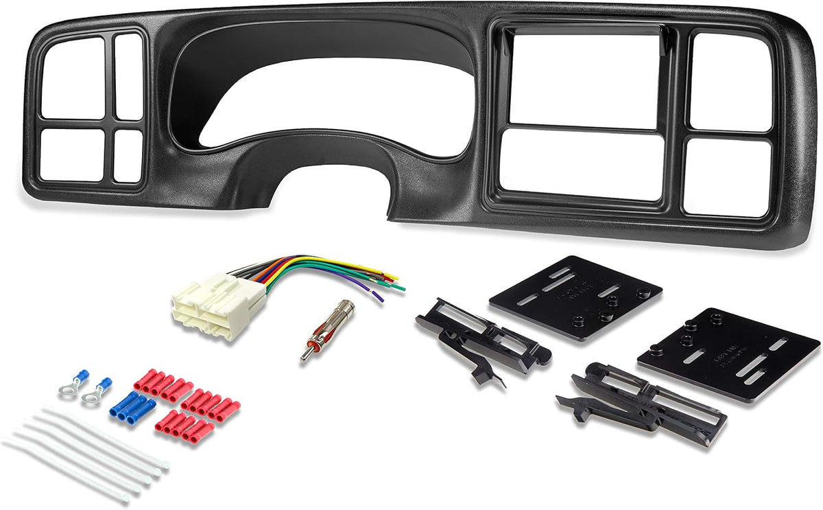 Double DIN Dash Kit Graphite V29080