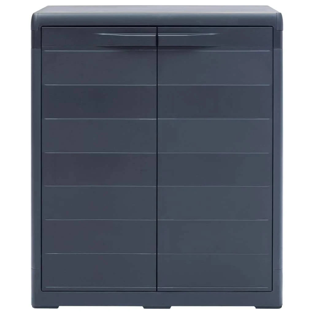 Black Plastic Garden Storage Cabinet Z708