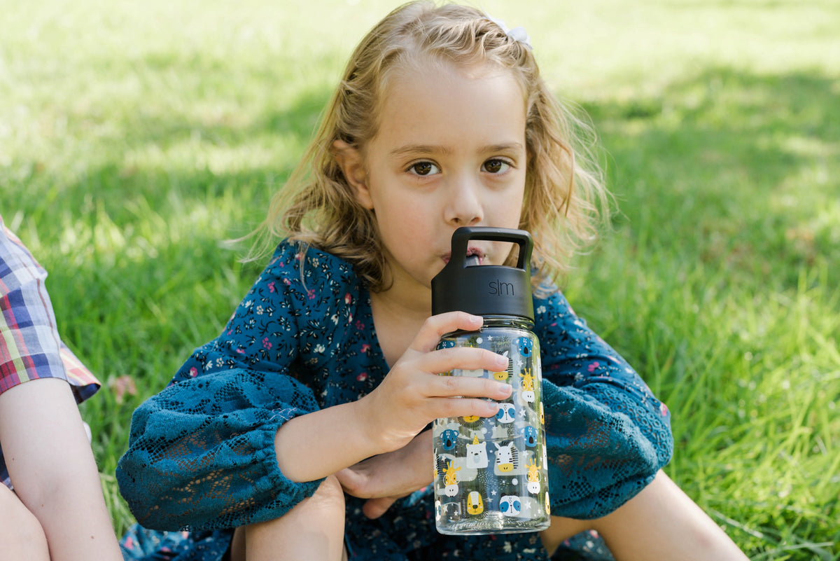 12oz Summit Kids Tritan Water Bottle with Straw Lid V426