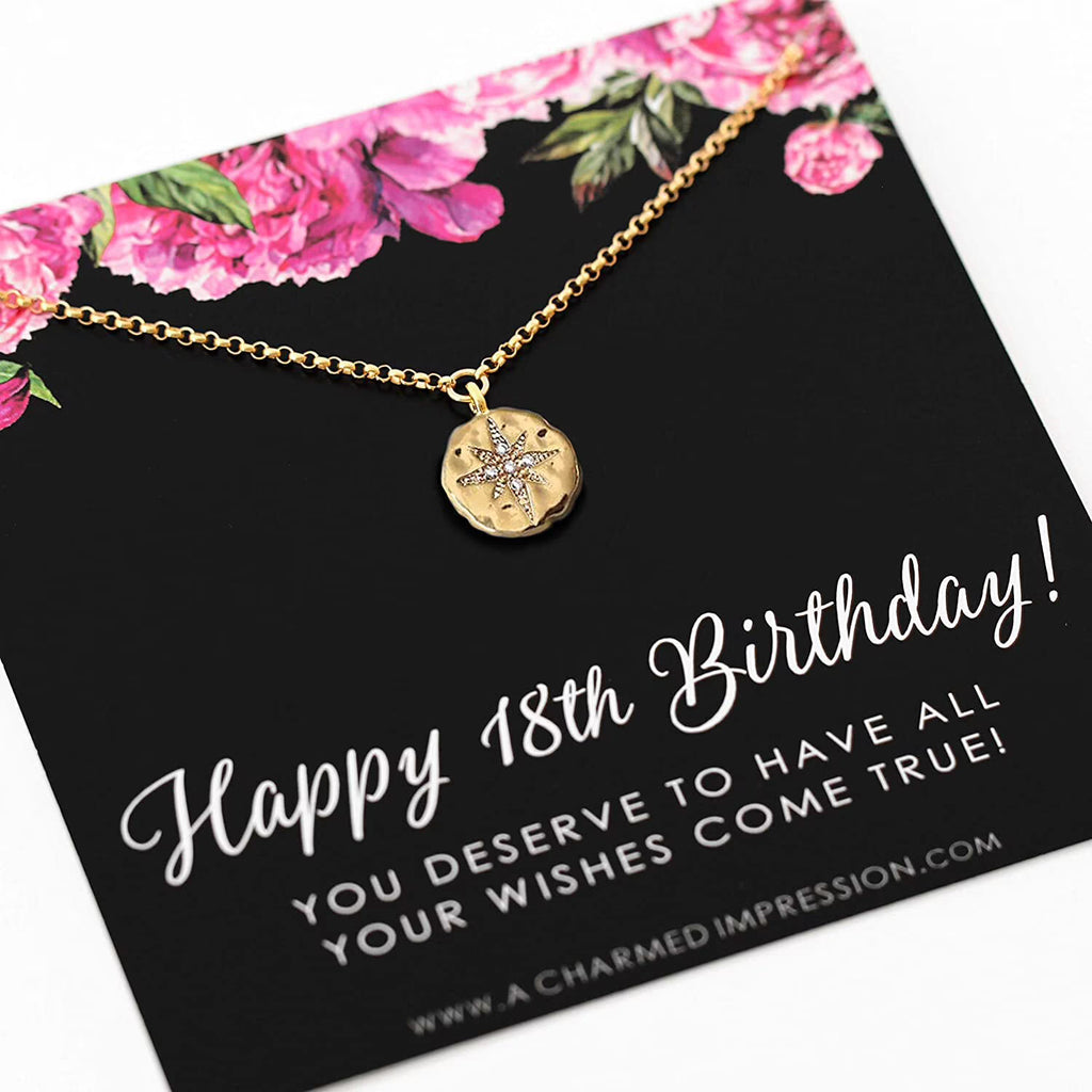 Gold Necklace Diamond Starburst Jewelry E115395