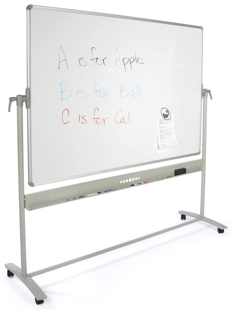 Reversible Whiteboard with Rotating Frame Q85553