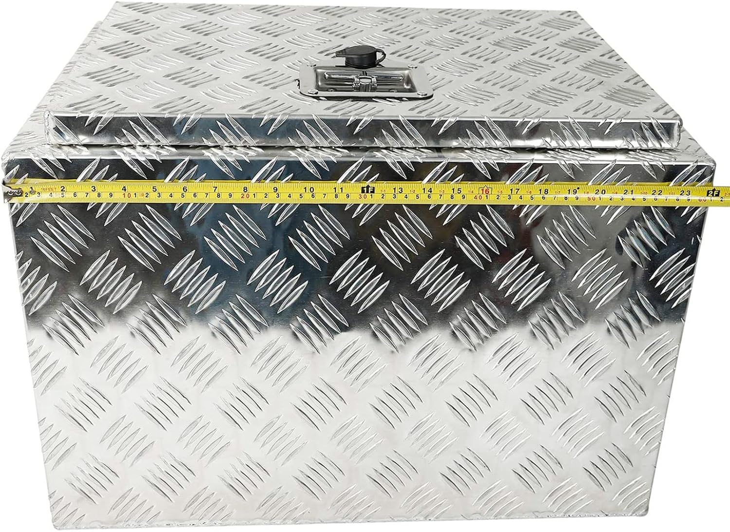 Silver Aluminum Pick Up Truck Bed Tool Box with Lock Keys L558600
