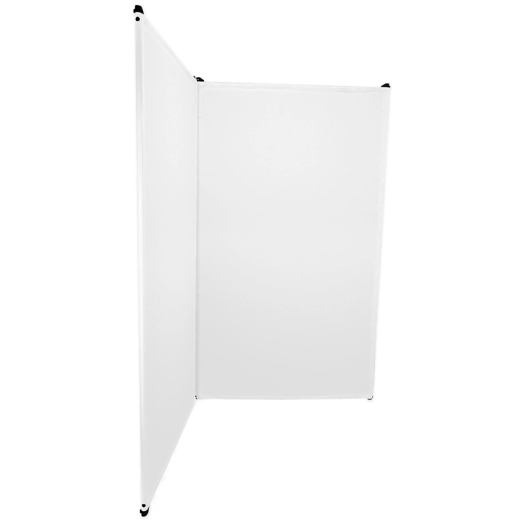 White DJ Facade Extension with 2 Extra Foldable Panels P283