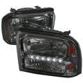 Smoke Euro Headlights with LED O597184