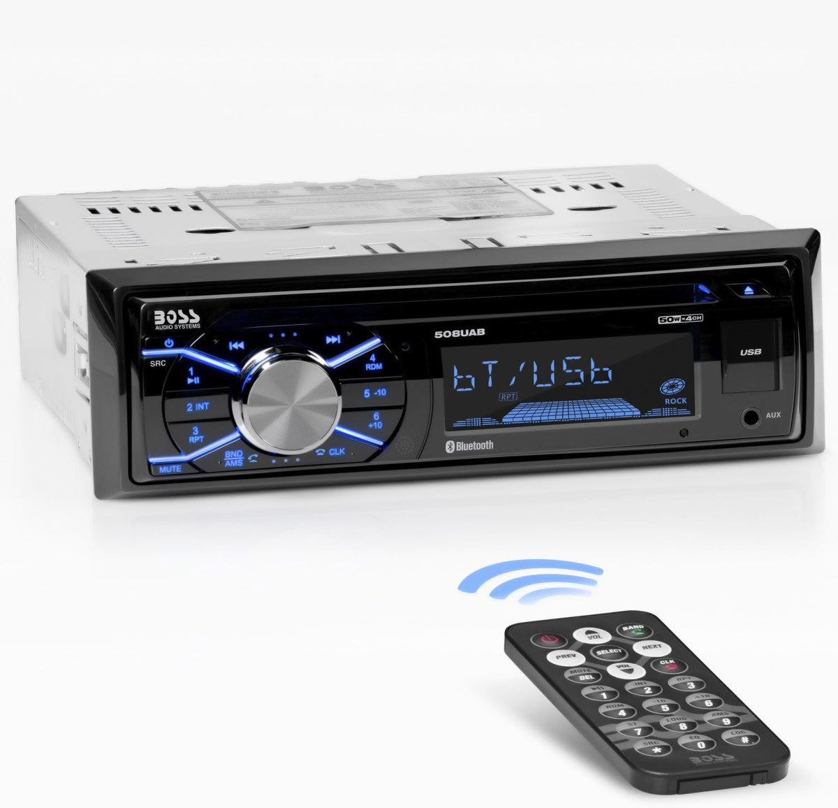 Single Din Bluetooth Car Stereo with CD/MP3/USB/AUX Input, Pack of 2 N6634