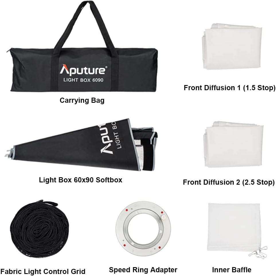 Rectangle Softbox with Grid for LED Video Light Z4576