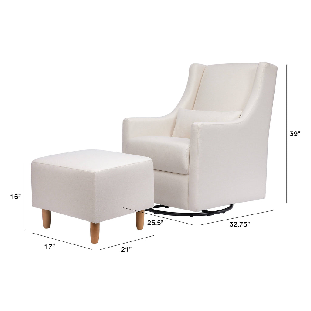 Toco Glider & Ottoman B2126