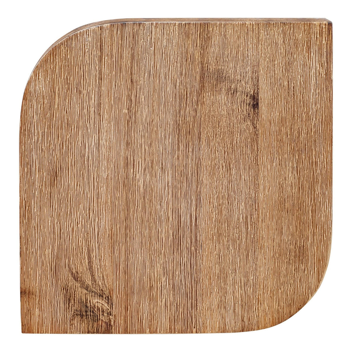 Modern Acacia Wood Top and Concrete Stool A37763