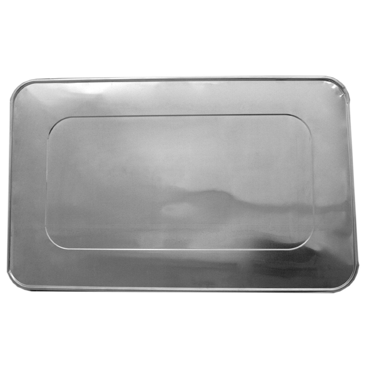 Aluminum Foil Lids for Half Size Steam Table Pans, 9 x 13 Size, Pack of 100 W245778