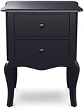 Blue Wood 2-Drawer Nightstand O112094