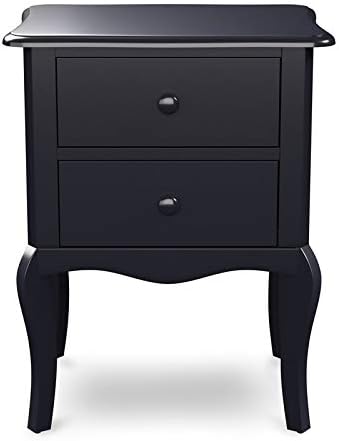 Blue Wood 2-Drawer Nightstand O112094