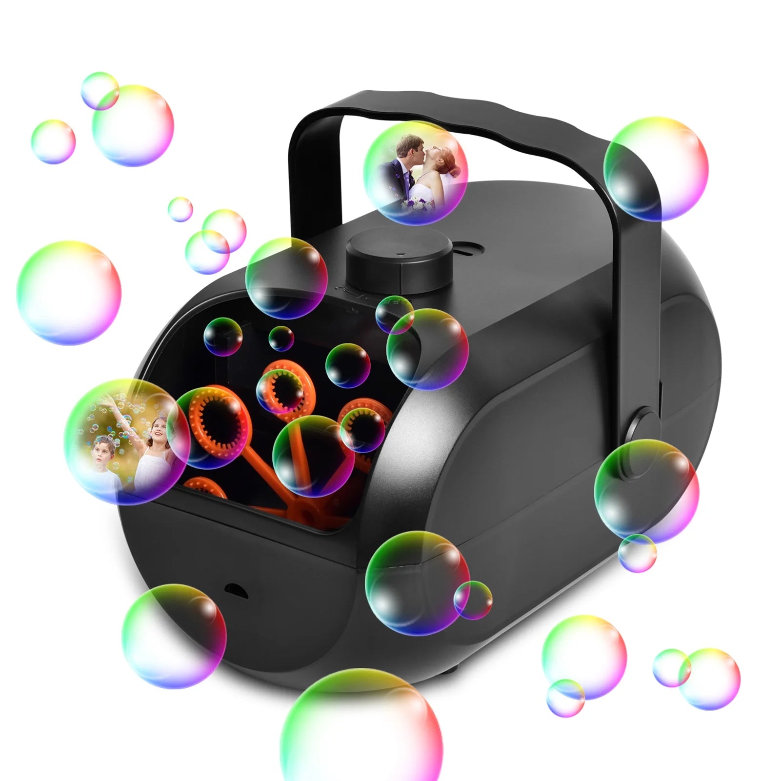 Portable Rechargeable Bubble Machine Y87346