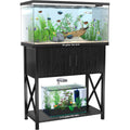 Black 29 Gallon Aquarium Stand with Cabinet I38338