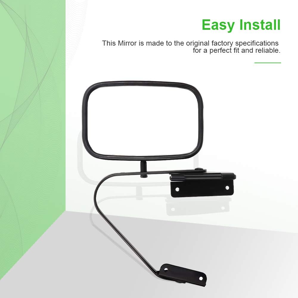 Manual Fold Side View Mirrors Pair U30460