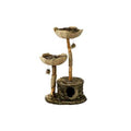 White Wooden Cat Tree Condo H66870