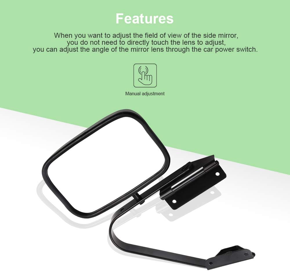 Manual Fold Side View Mirrors Pair U30460