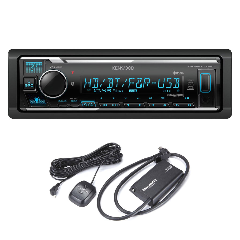 Bluetooth HD Radio Media Receiver with Sirius XM Connect Vehicle Tuner Kit L581796