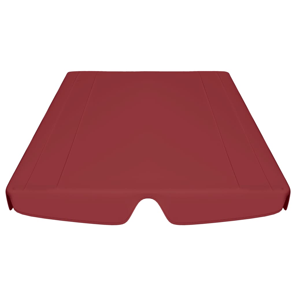 Replacement Canopy for Garden Swing Wine Red 74"x43.3" V493583