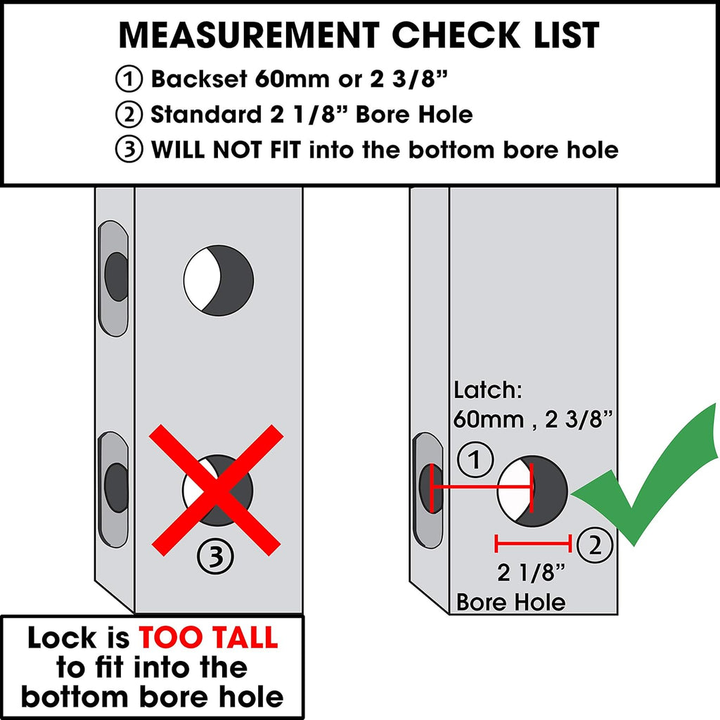 Satin Chrome Keyless Lever Lock with Keypad, Pack of 2 Q543