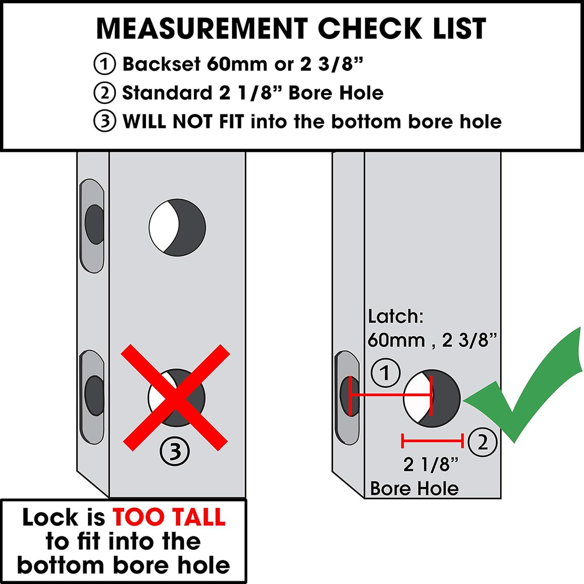 Satin Chrome Keyless Lever Lock with Keypad, Pack of 2 Q543