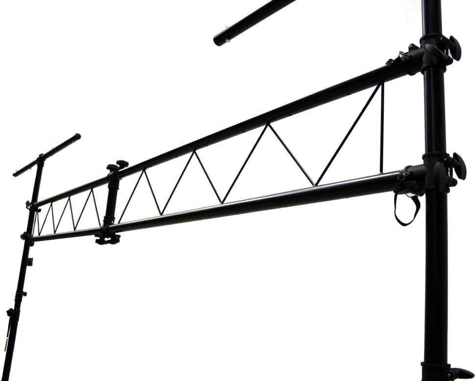 Mobile DJ Light Stand 10 Foot Portable Truss Lighting System with T-Bar G280