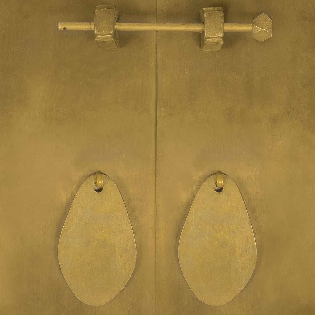 Fat Brass Cabinet Face Plate Backplate Hardware Set Pack of 2 C2238