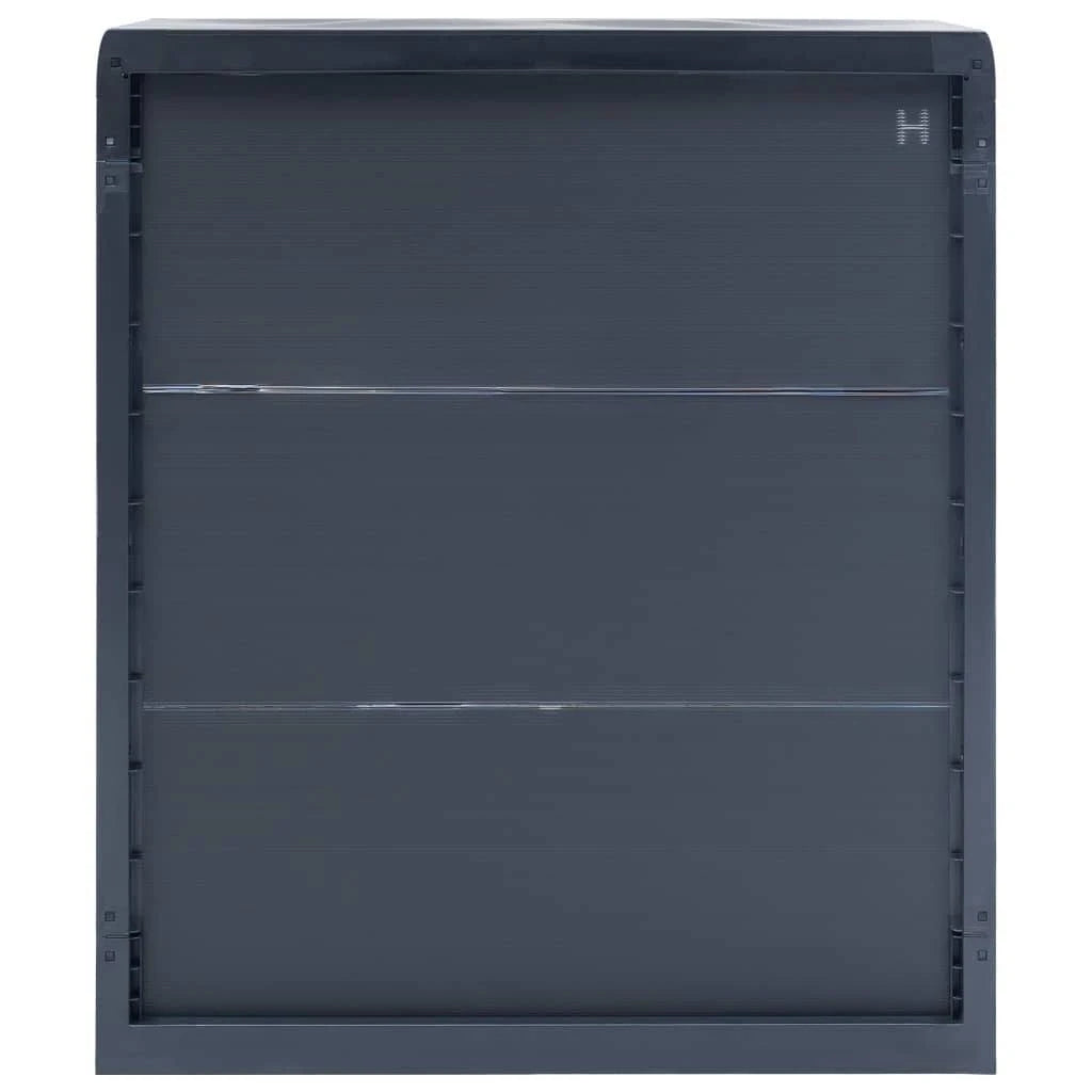 Black Plastic Garden Storage Cabinet Z708
