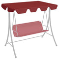 Replacement Canopy for Garden Swing Wine Red 74"x43.3" V493583